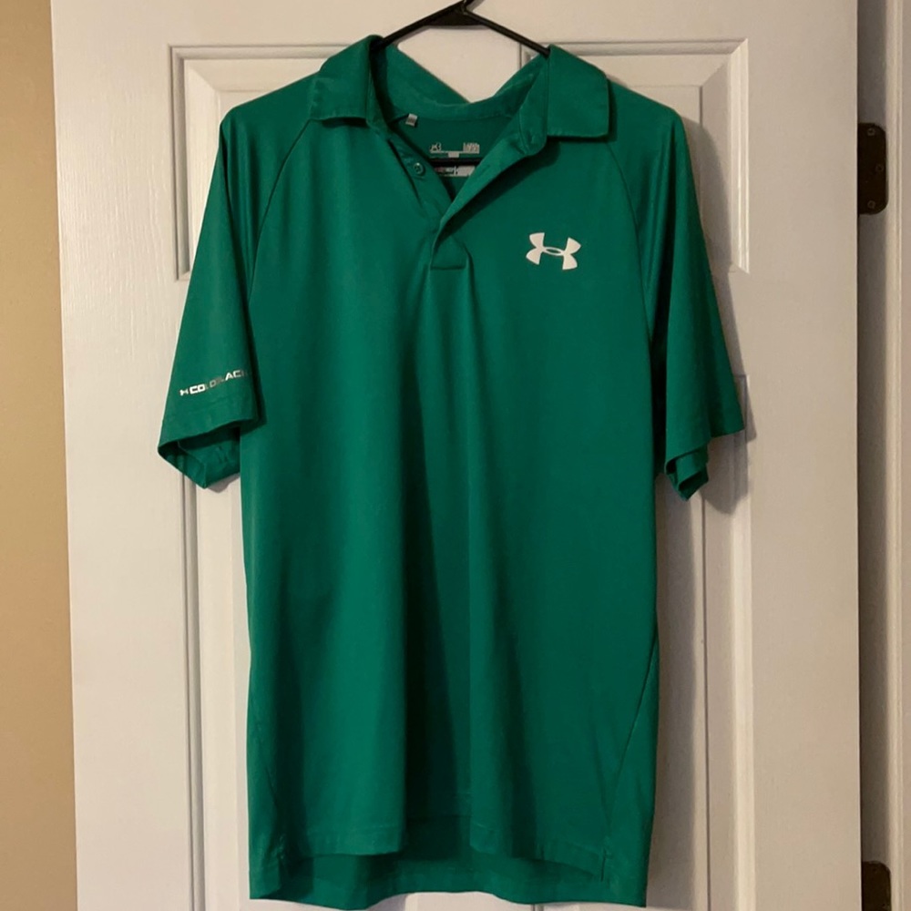 Green Under Armour Polo